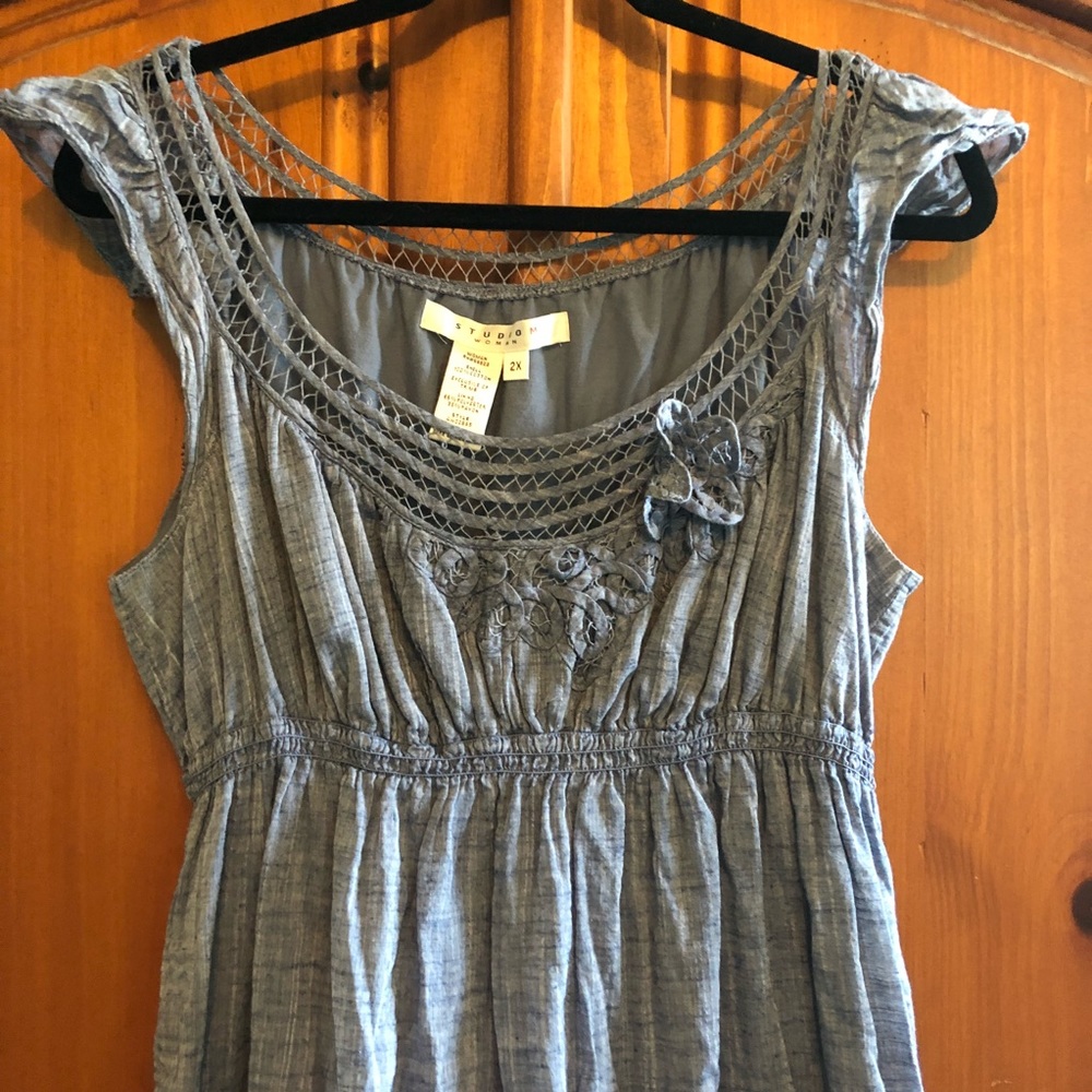 Studio M Women’s Denim Colored Dress